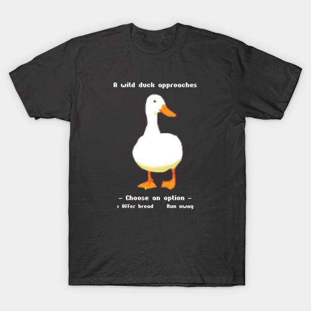 Surprise duck attack! T-Shirt by DoctorBillionaire